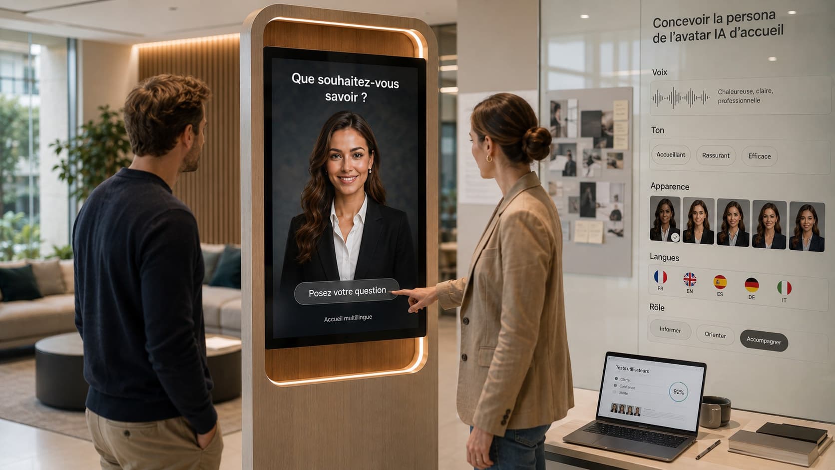 Create a reception AI avatar persona: practical guide for a useful, credible identity