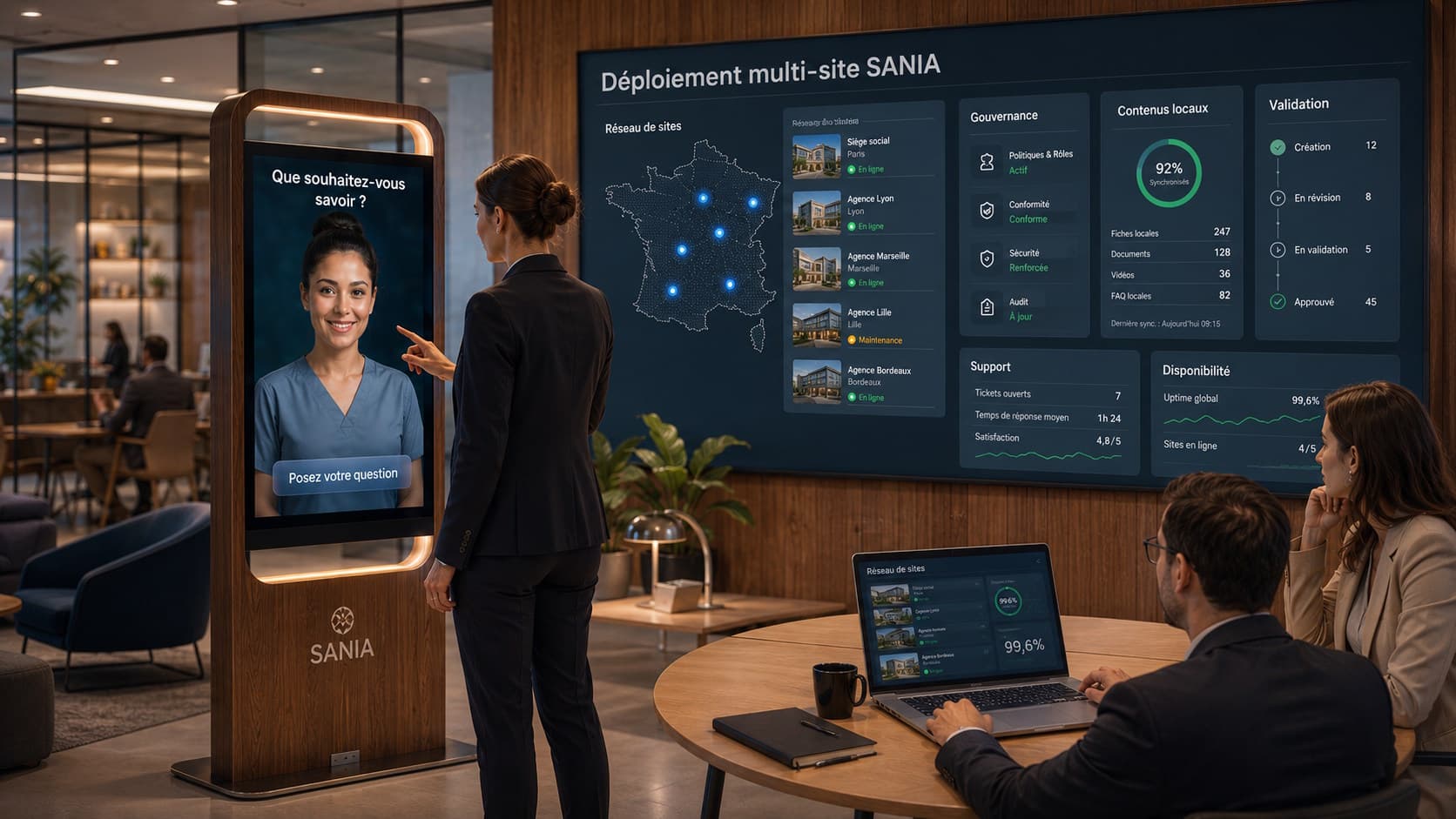 Deploying an AI avatar across multiple sites: governance, content and operations